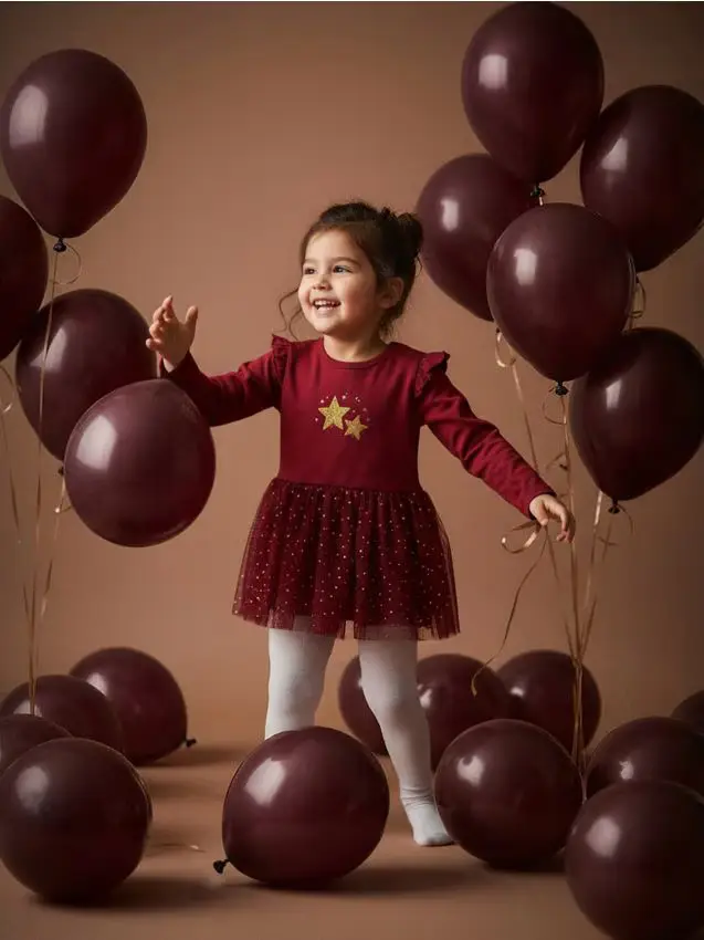 Body a tema natalizio - bordeaux