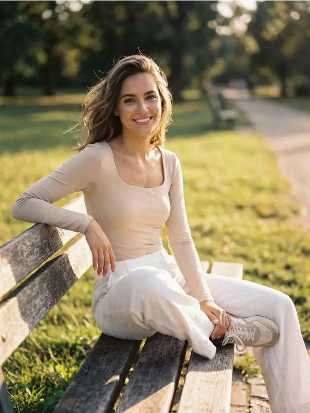 Body basic a maniche lunghe - nude