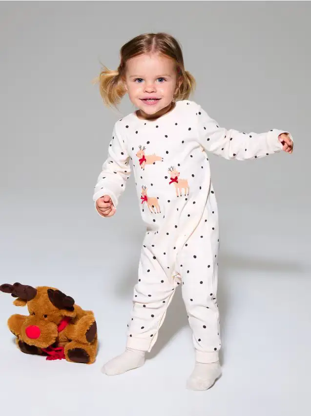 Body con pois - panna