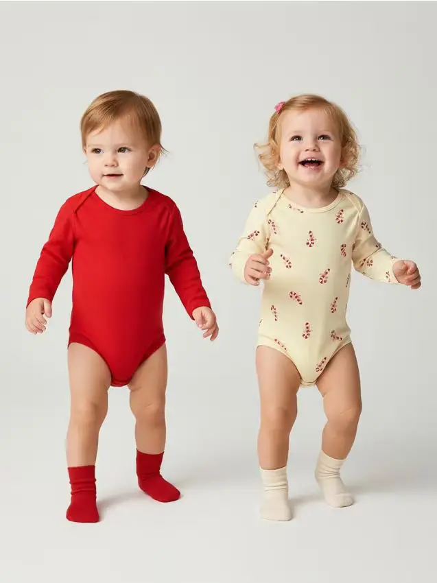 Body in cotone 2 pack - panna