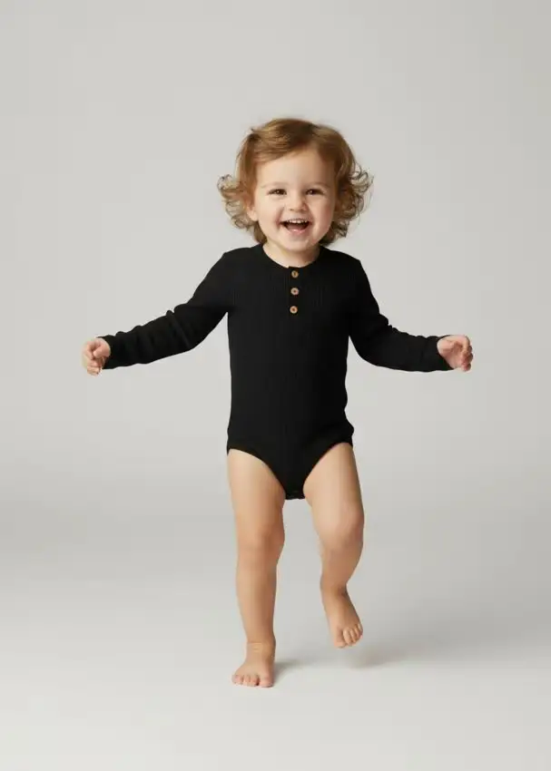 Body in cotone - nero