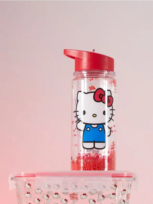Borraccia con doppio fondo Hello Kitty - multicolor