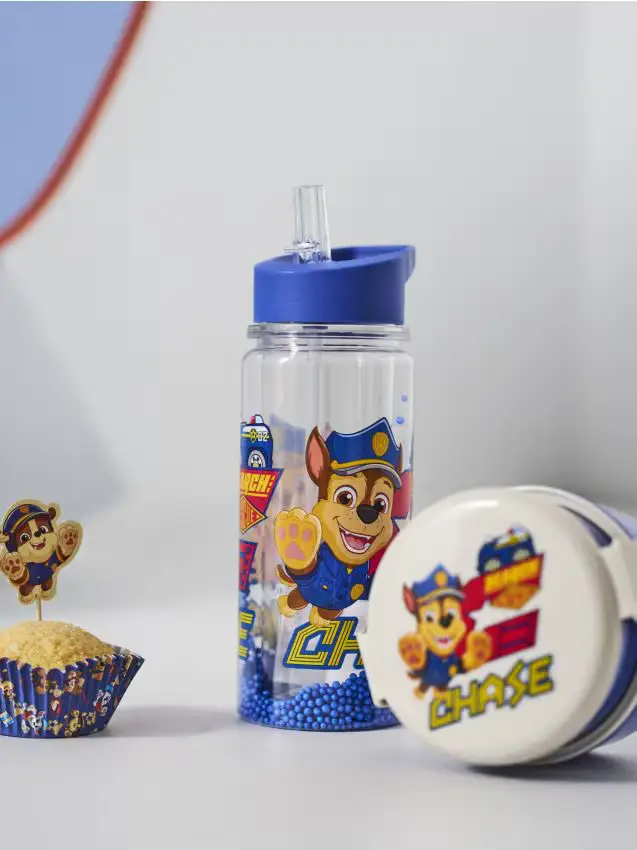 Borraccia con palline e cannuccia PAW Patrol - multicolor