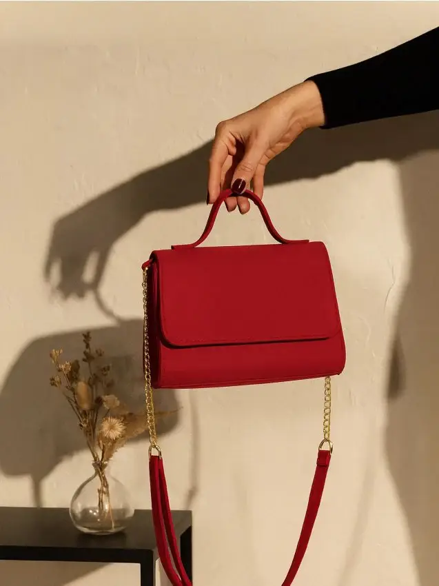 Borsa a bauletto - rosso