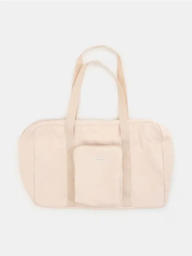 Borsa da viaggio pieghevole in nylon - nude