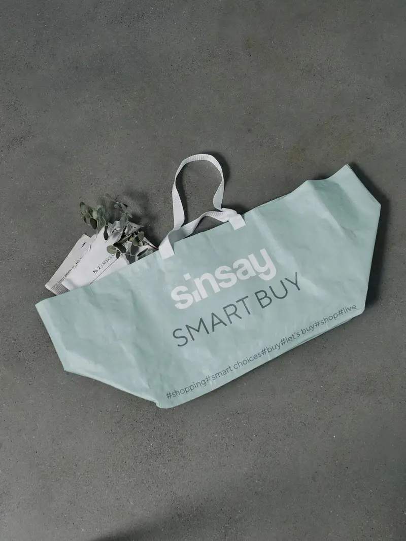 Borsa per la spesa - verde pallido miniatura 2