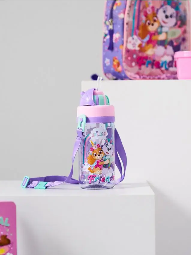 Bottiglia con cannuccia PAW Patrol - multicolor