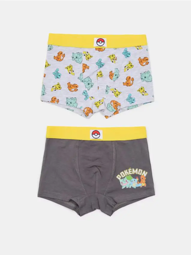 Boxer 2 pezzi Pokémon - grigio scuro