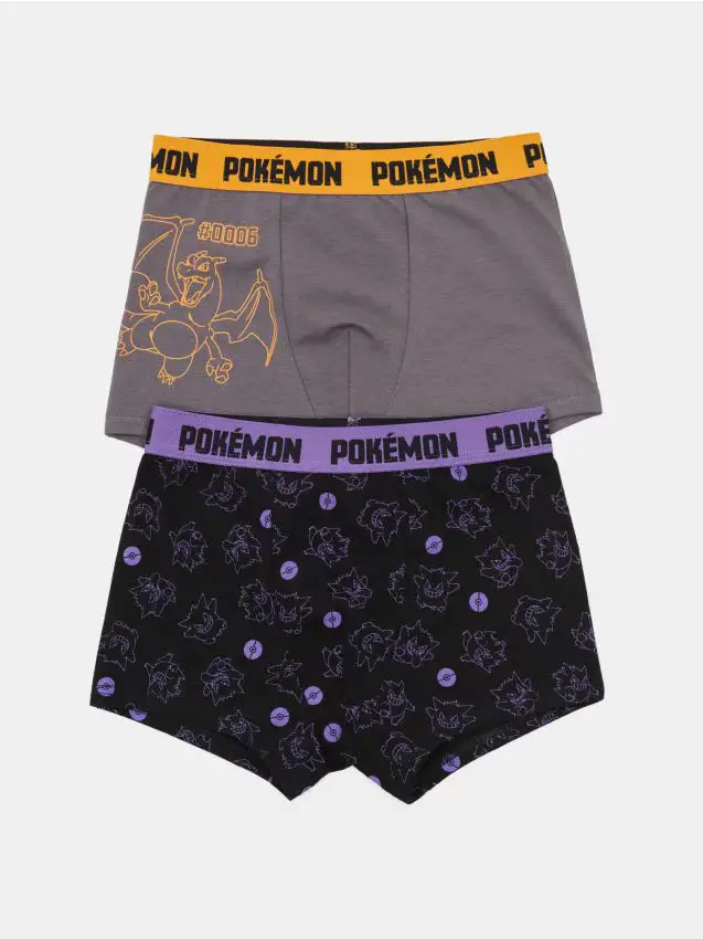 Boxer 2 pezzi Pokémon - nero