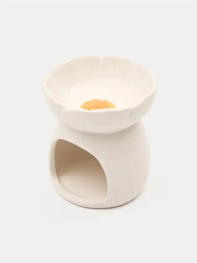 Bruciatore a cera - bianco