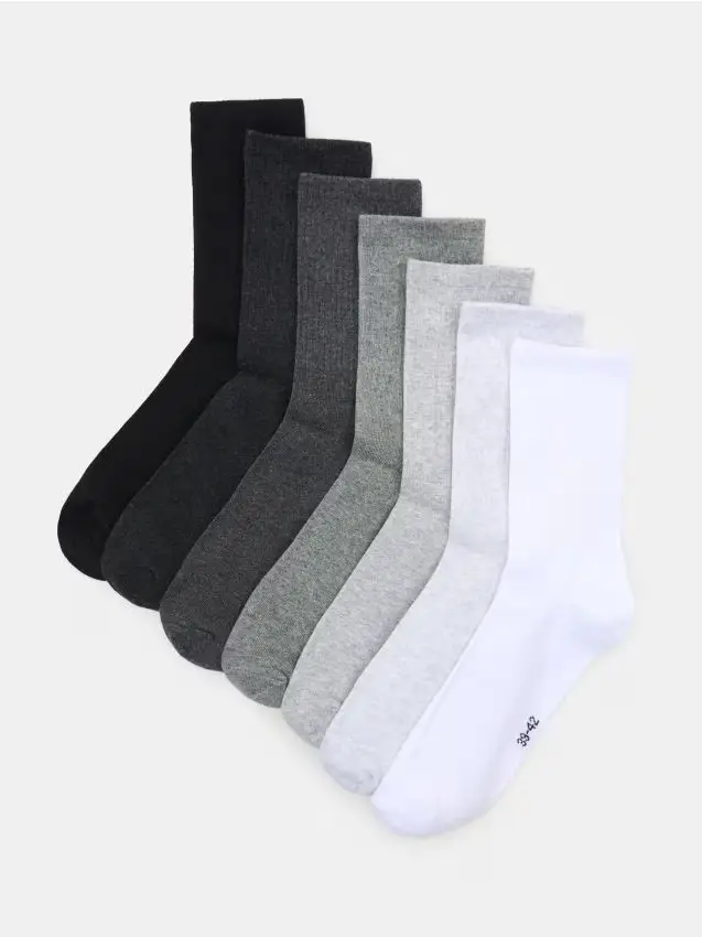 Calzini lunghi OEKO-TEX confezione da 7 - multicolor