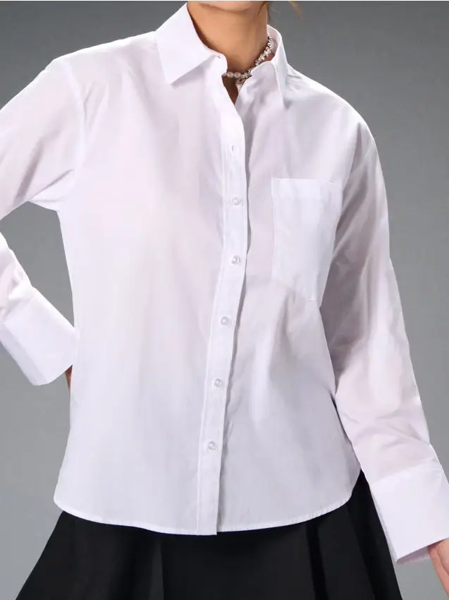 Camicia a maniche lunghe - bianco