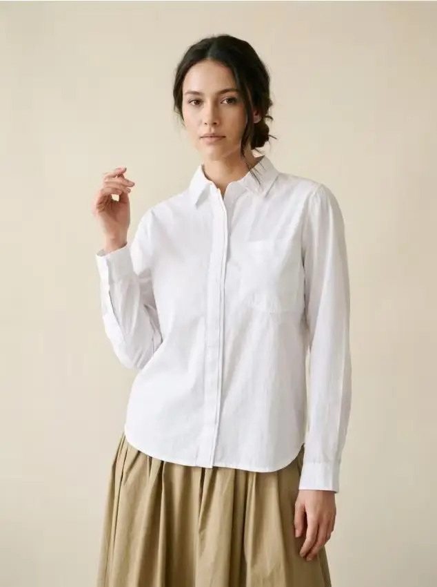Camicia a maniche lunghe - bianco