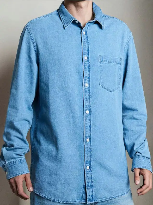 Camicia a maniche lunghe - blu