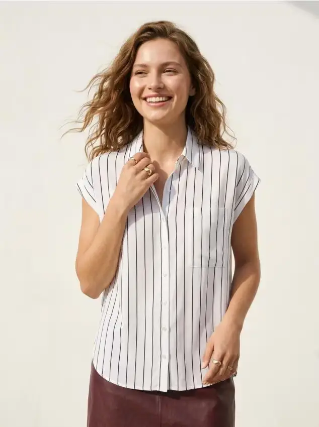 Camicia con colletto - multicolor