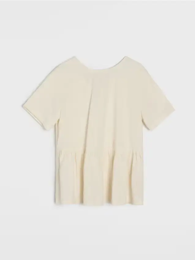 Camicia con miscela di lino - nude