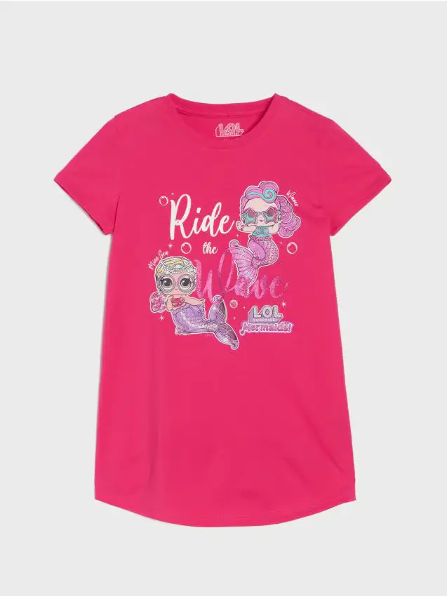 Camicia da notte L O L Surprise - fucsia