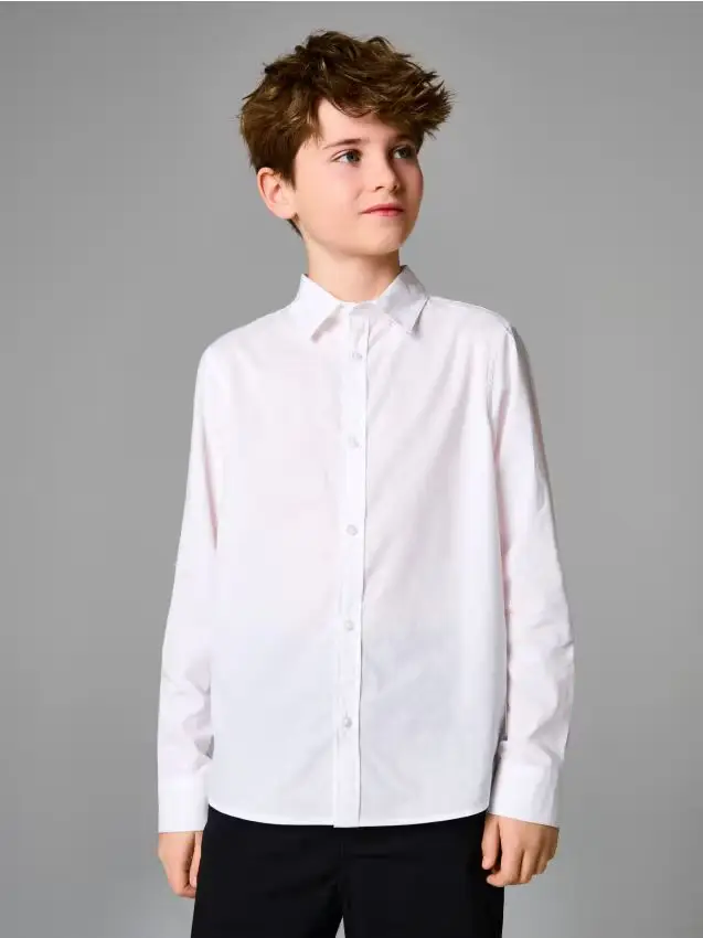 Camicia in cotone - bianco