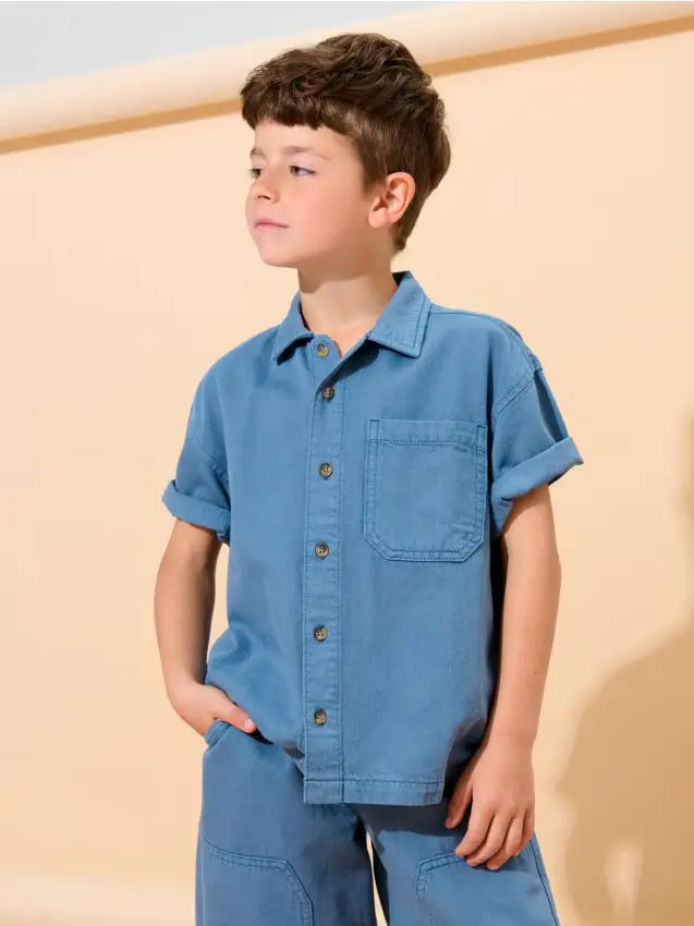 Camicia - mid blue