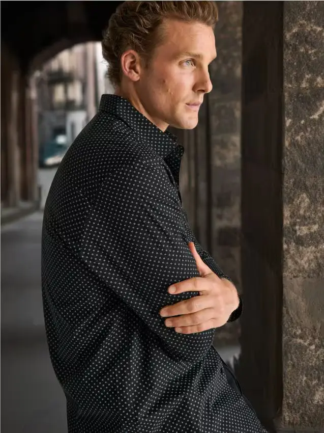 Camicia regular fit - nero