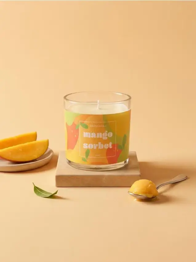 Candela profumata Mango sorbet - arancione chiaro