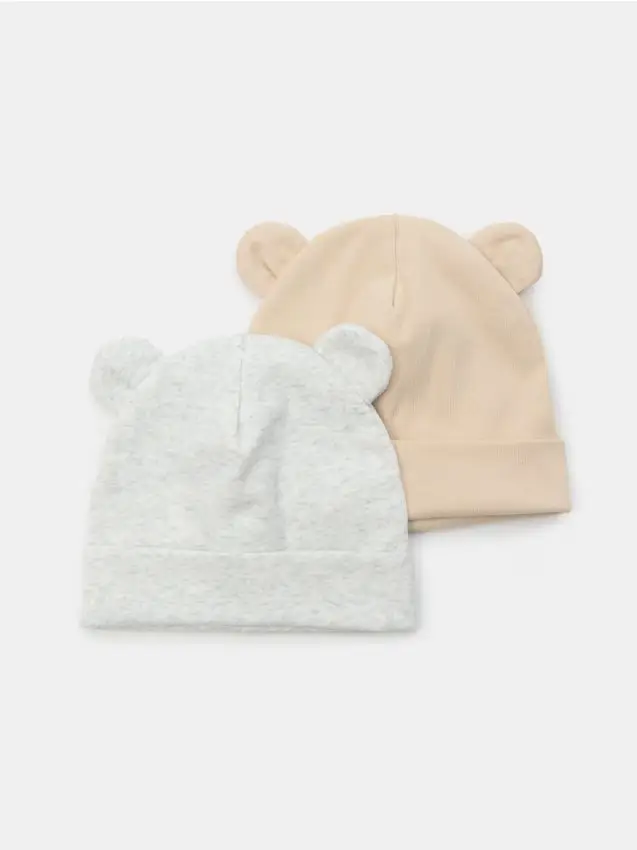 Cappelli con elementi 3D 2 pezzi - multicolor