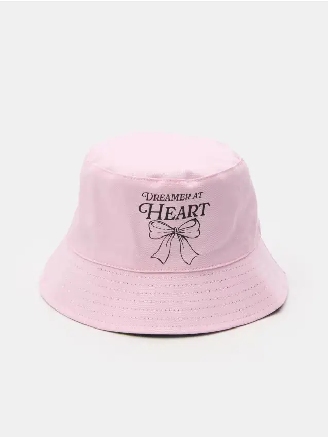 Cappello a secchiello - rosa