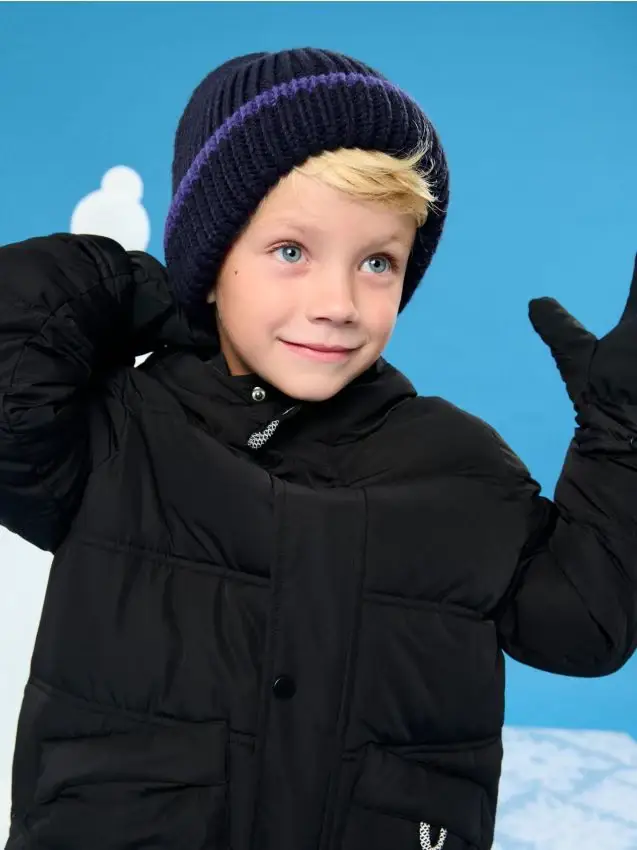 Cappello con patch - blu scuro