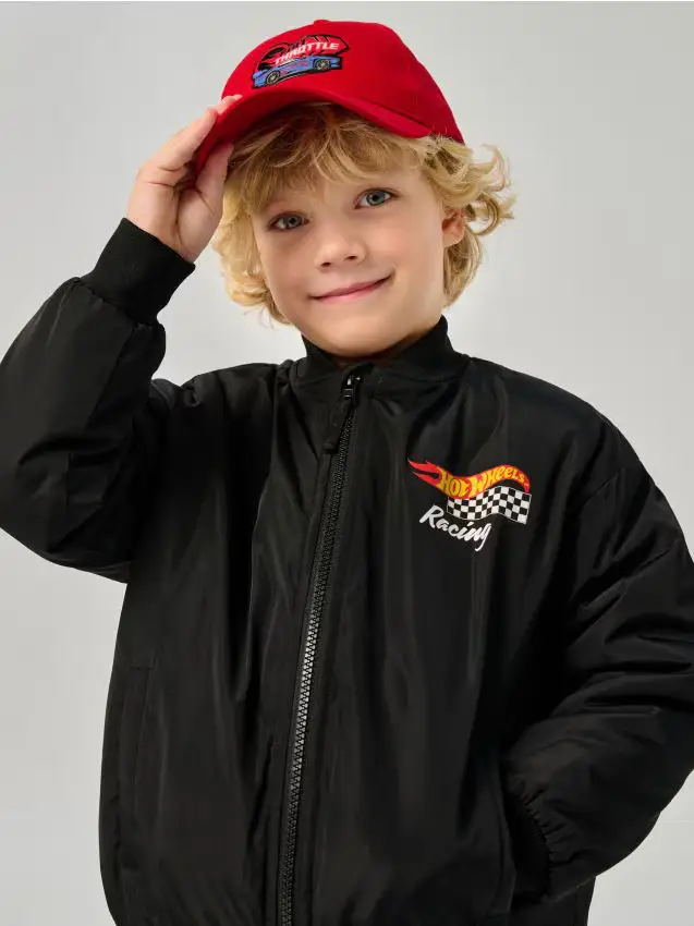 Cappello con visiera Hot Wheels - rosso