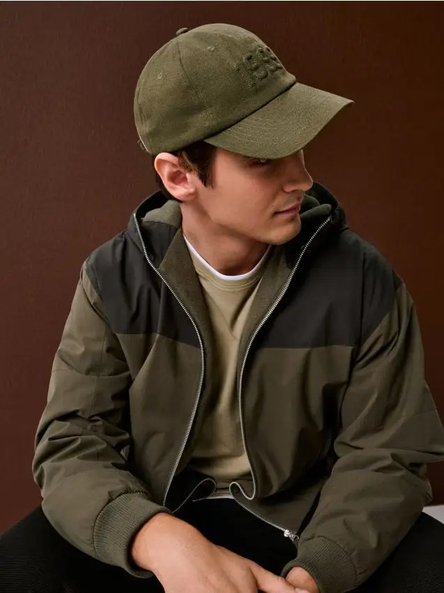 Cappello con visiera - khaki