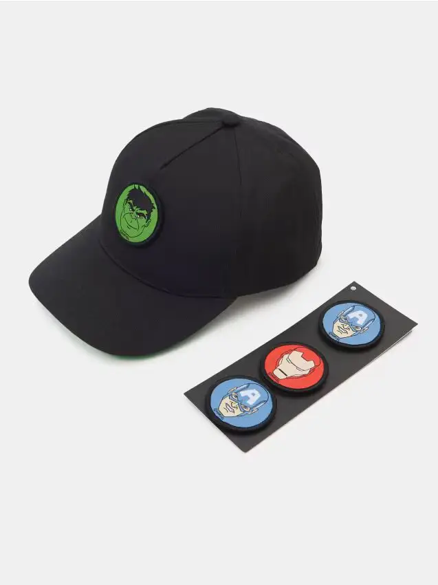 Cappello con visiera Marvel - nero
