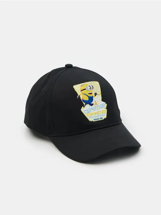Cappello con visiera Minions - nero