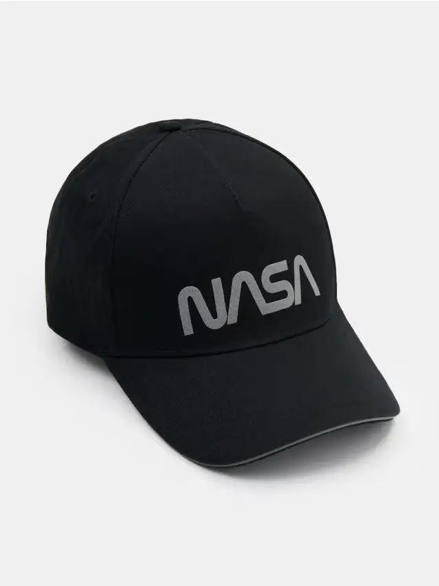 Cappello con visiera NASA - nero