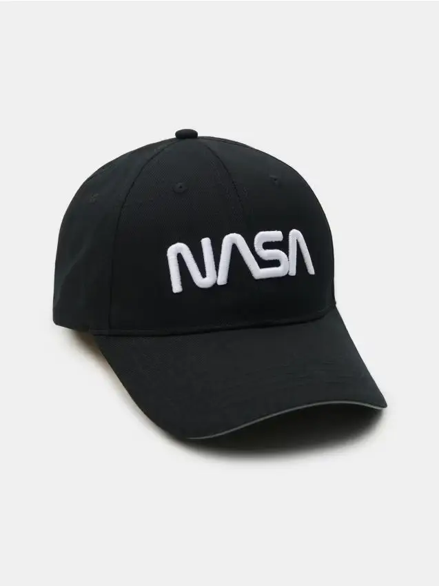 Cappello con visiera NASA - nero