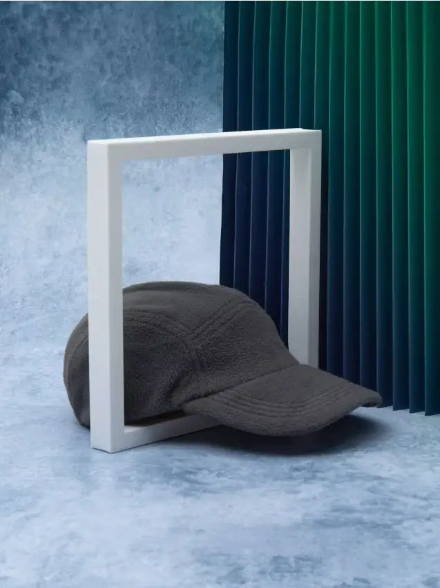 Cappello con visiera - verde polveroso