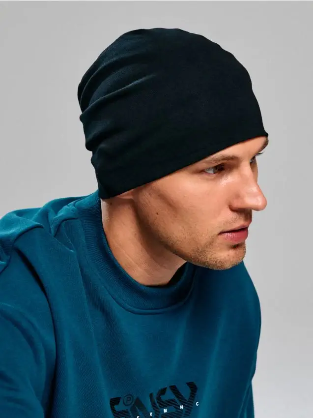 Cappello in cotone - nero