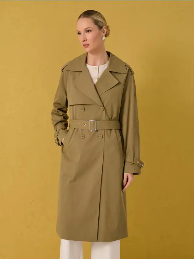 Cappotto lungo - verde