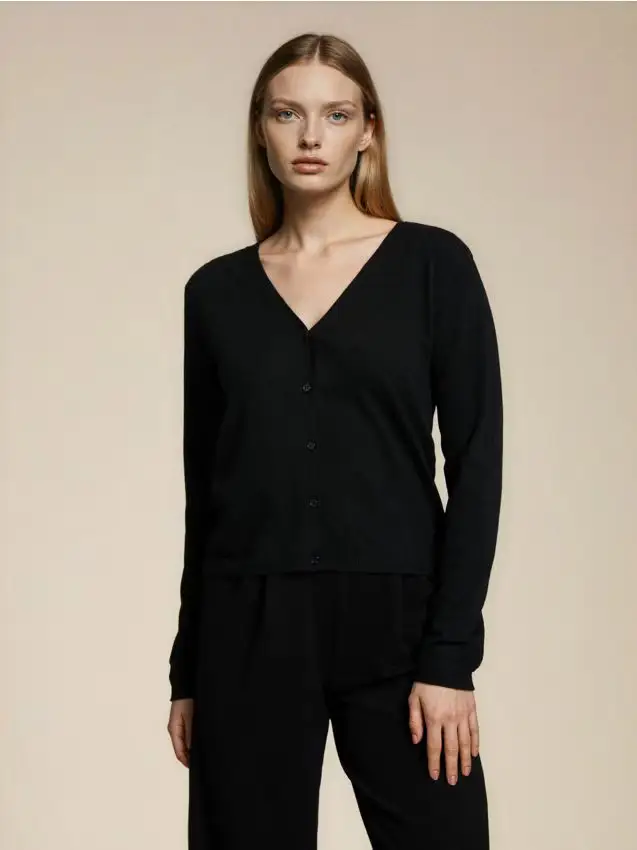 Sinsay Cardigan Nero 4425930