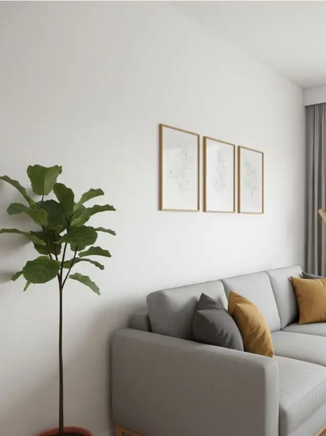 Carta da parati autoadesiva a tinta unita - panna