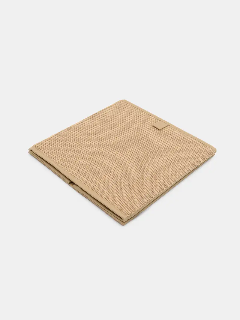 Cesta portaoggetti con frontale intrecciato - marrone miniatura 5