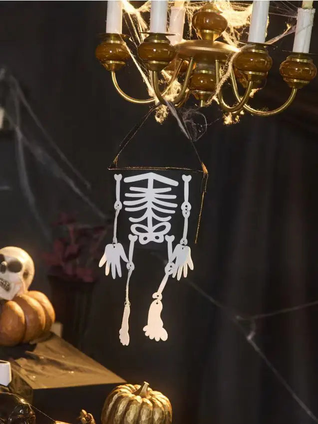 Cestino di Halloween - nero