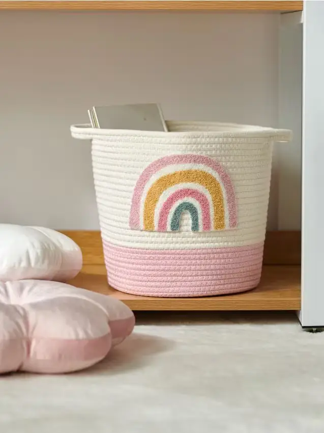 Cesto portaoggetti - bianco