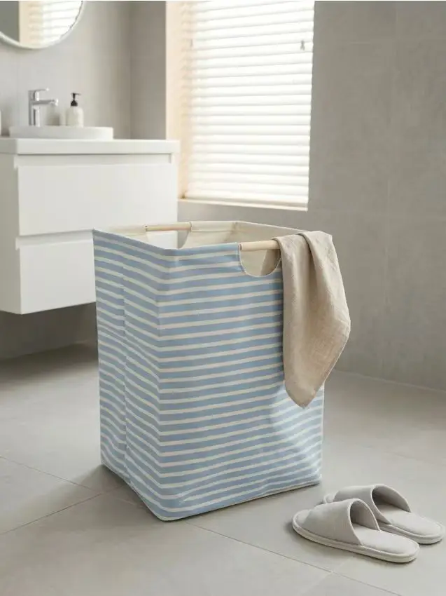 Cesto portaoggetti - blu pallido