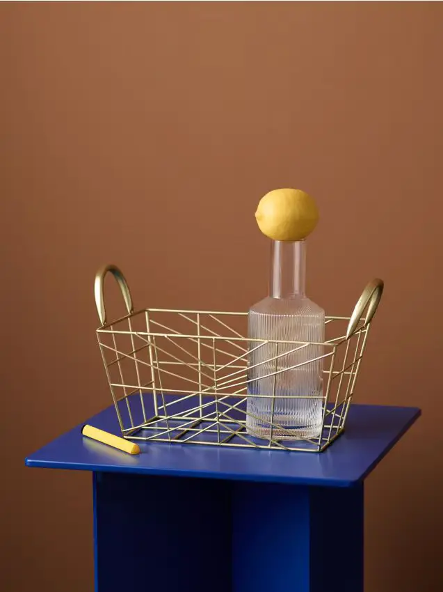 Cesto portaoggetti - oro