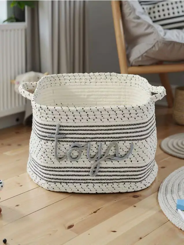 Cesto portaoggetti - panna