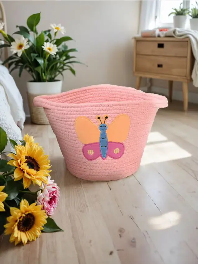 Cesto portaoggetti - rosa