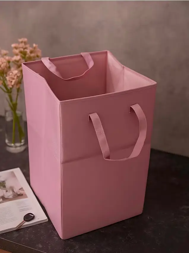 Cesto portaoggetti - rosa pastello