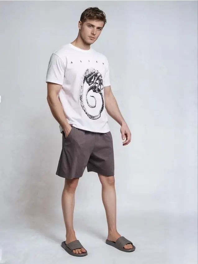 Ciabatte con chiusura a strappo - grigio chiaro