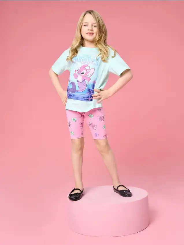 Ciclisti Lilo & Stitch - rosa