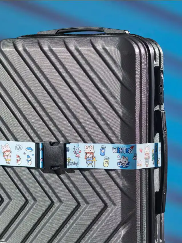 Cinghia per bagagli - azzurro